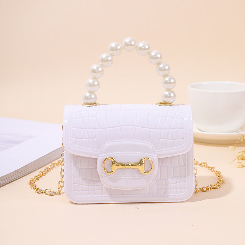 Pearl Stone Jelly Bag – Mini Shoulder & Handheld Crossbody