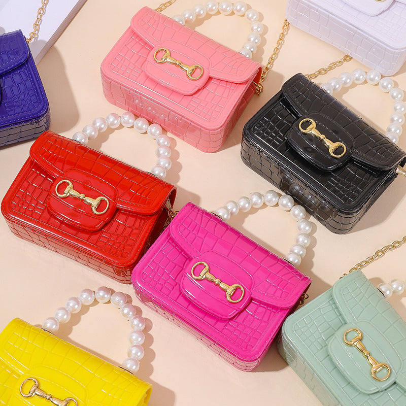 Pearl Stone Jelly Bag – Mini Shoulder & Handheld Crossbody