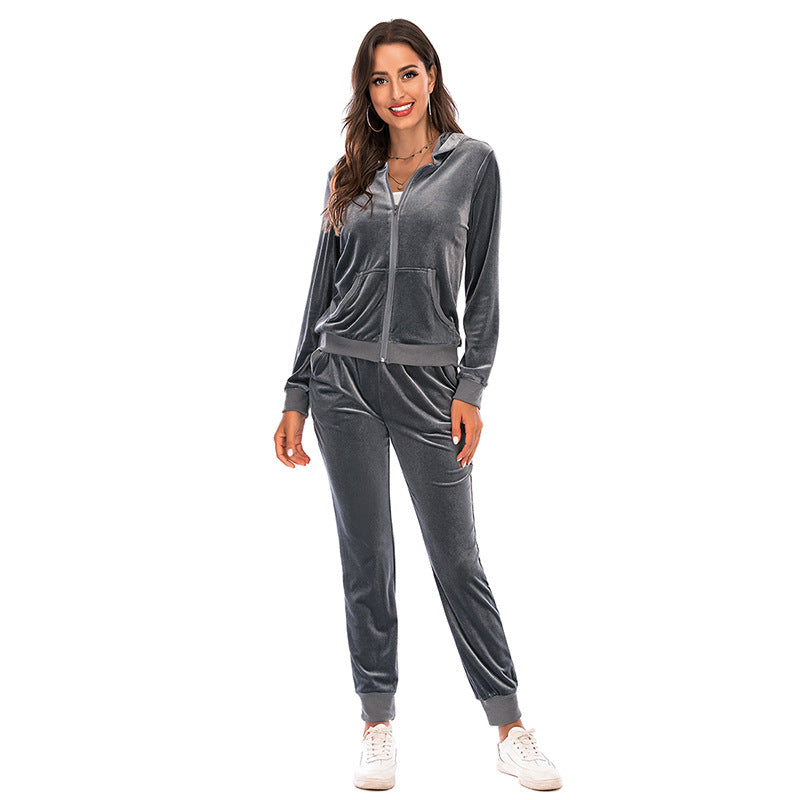 Women's Two-Piece Hoodie & Pants Set
