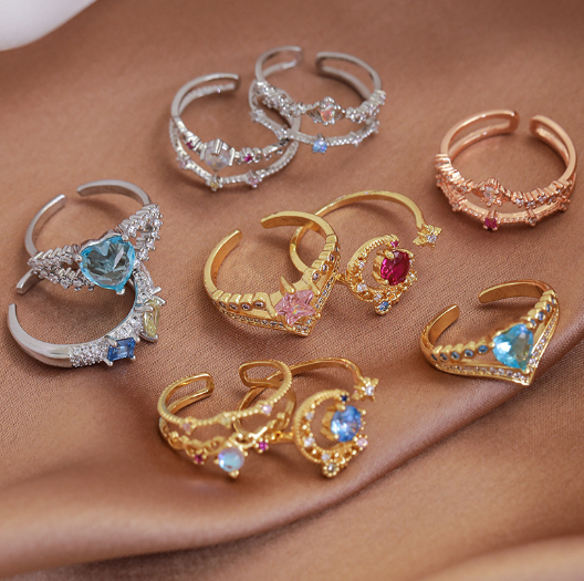 Premium Zircon Ring – 14 Styles of Light Luxury