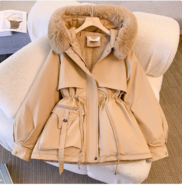 Women's Slimming Hooded Puffer Jacket