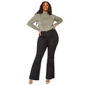 Plus Size Wide Leg Flare Jeans