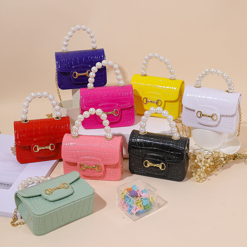Pearl Stone Jelly Bag – Mini Shoulder & Handheld Crossbody