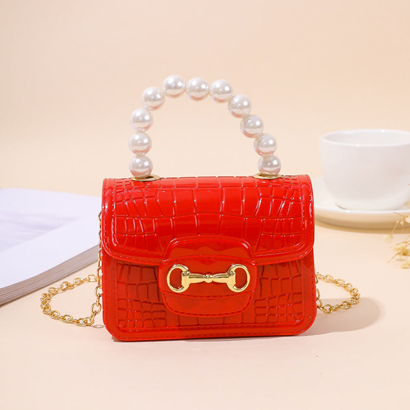 Pearl Stone Jelly Bag – Mini Shoulder & Handheld Crossbody