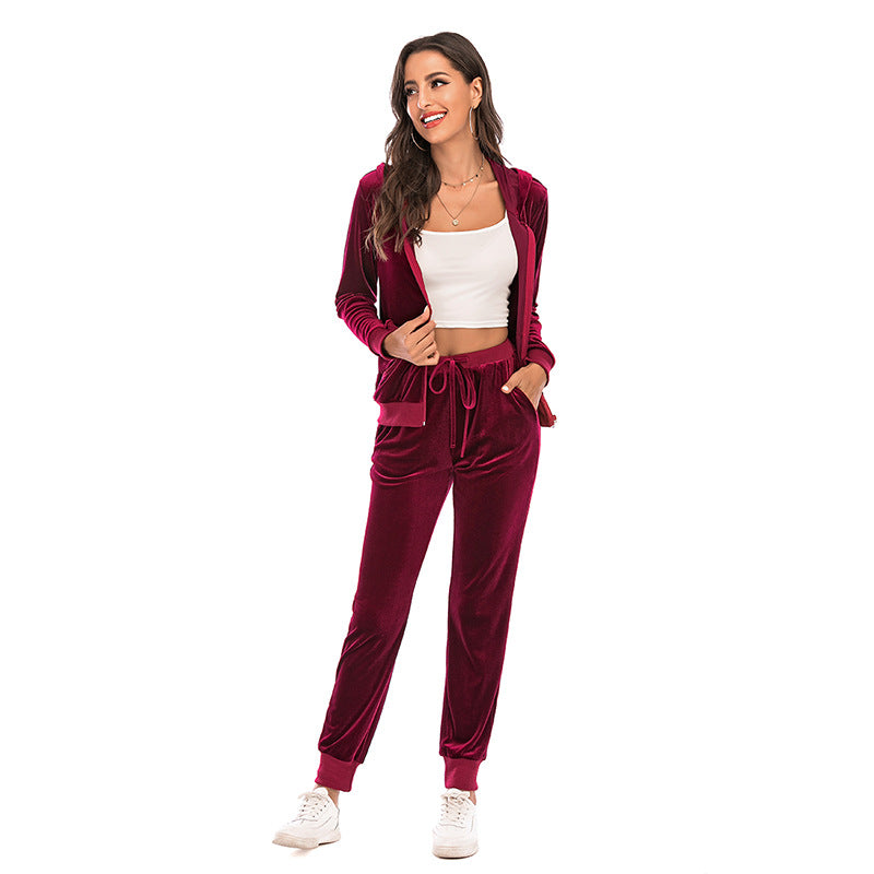 Women's Two-Piece Hoodie & Pants Set