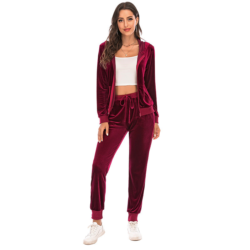 Women's Two-Piece Hoodie & Pants Set