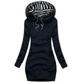 Slim-Fit Hooded Sweater – Cozy Mid-Length Style