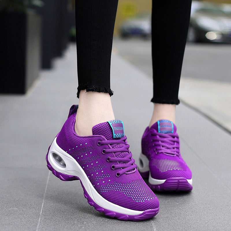Women's Fly-Knit Air Cushion Athletic Sneakers