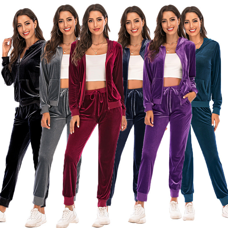 Women's Two-Piece Hoodie & Pants Set