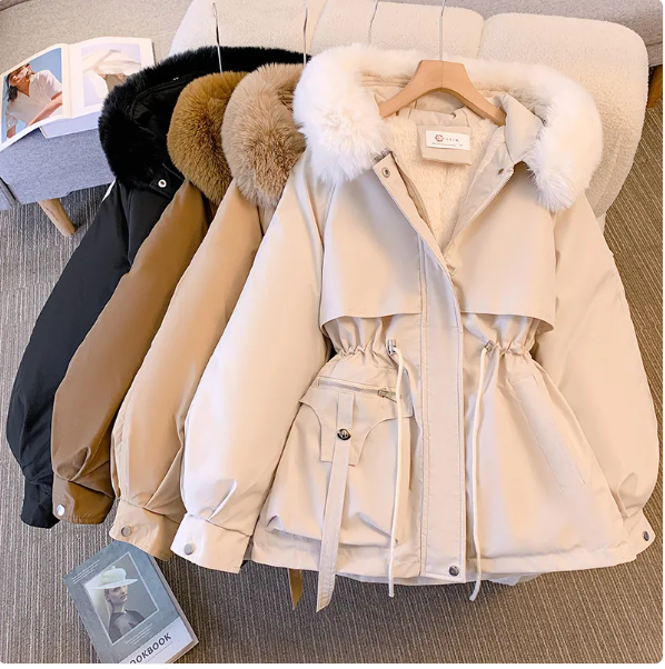 Women's Slimming Hooded Puffer Jacket