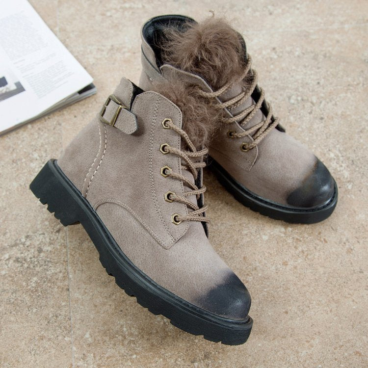 Women's Cozy Suede Plush Sneakers