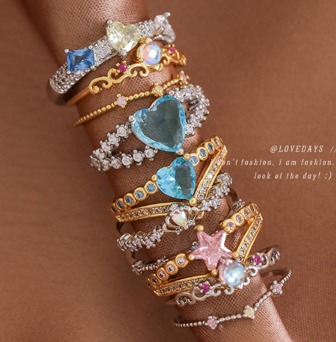 Premium Zircon Ring – 14 Styles of Light Luxury