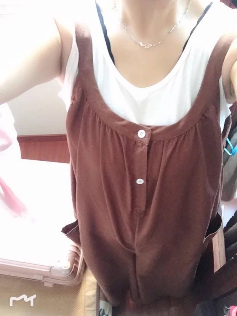 Loose-Fit Cotton Linen Jumpsuit with Big Pockets