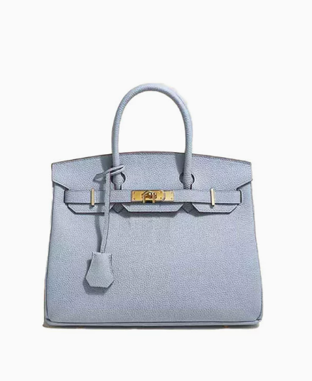 Platinum Luxe Cowhide Handbag – Premium Leather Shoulder Bag