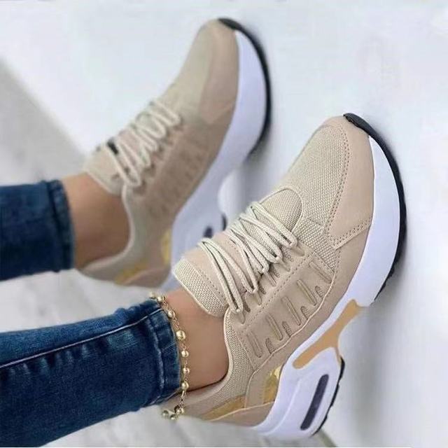 Women's Sequin Platform Casual Sneakers