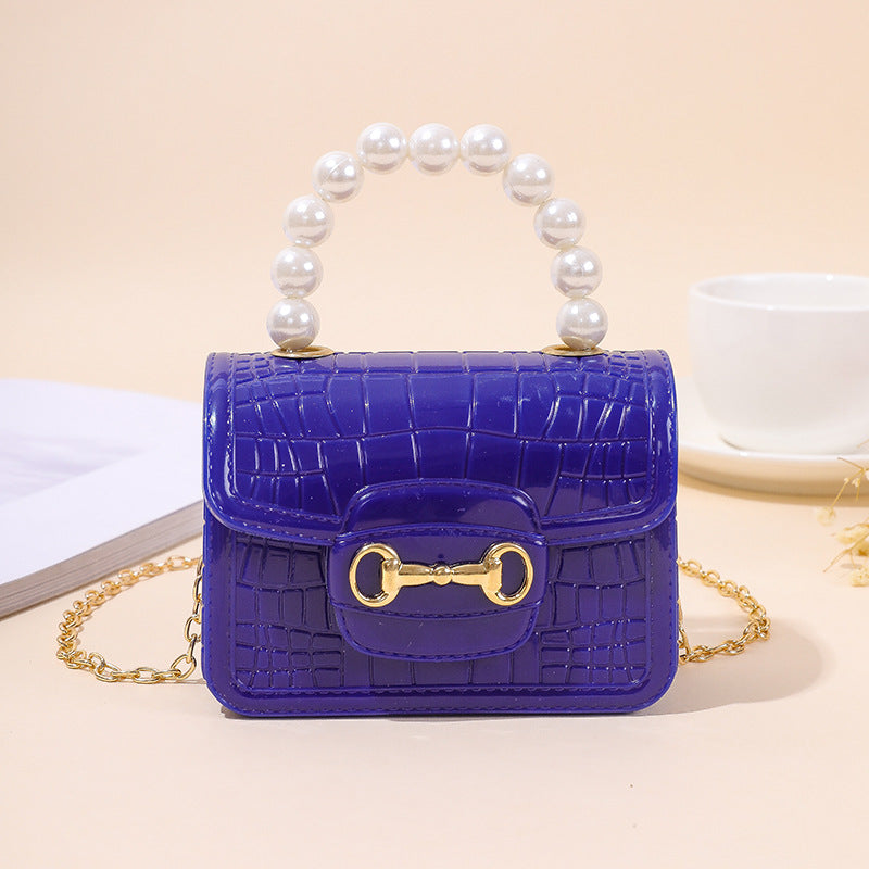 Pearl Stone Jelly Bag – Mini Shoulder & Handheld Crossbody