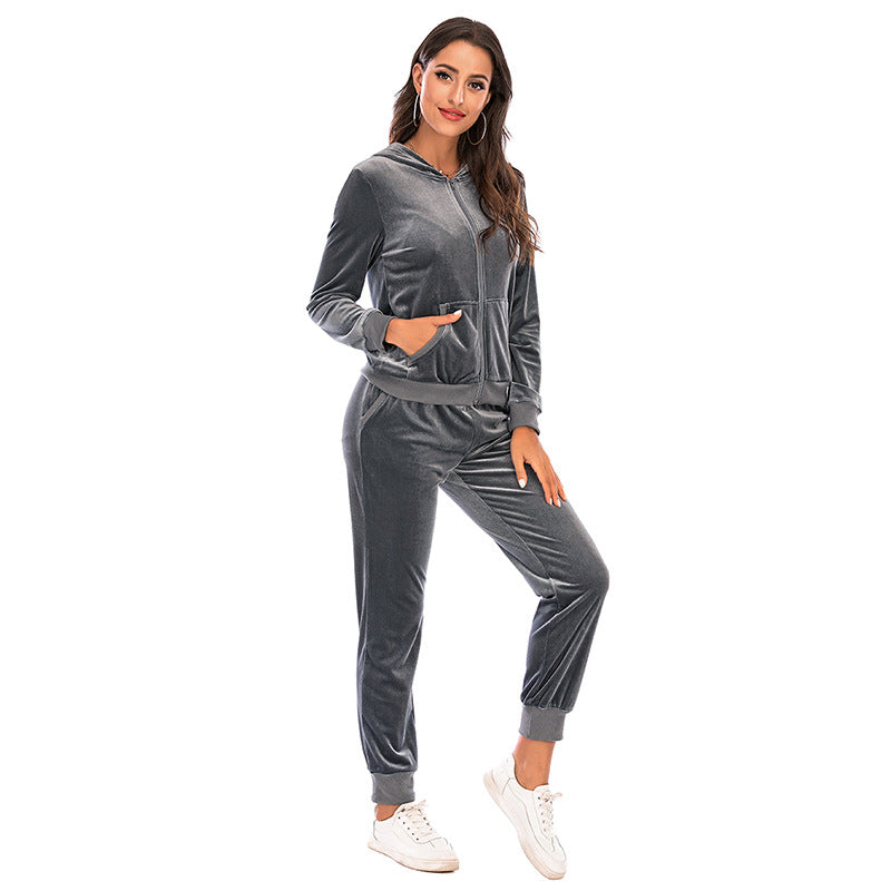 Women's Two-Piece Hoodie & Pants Set