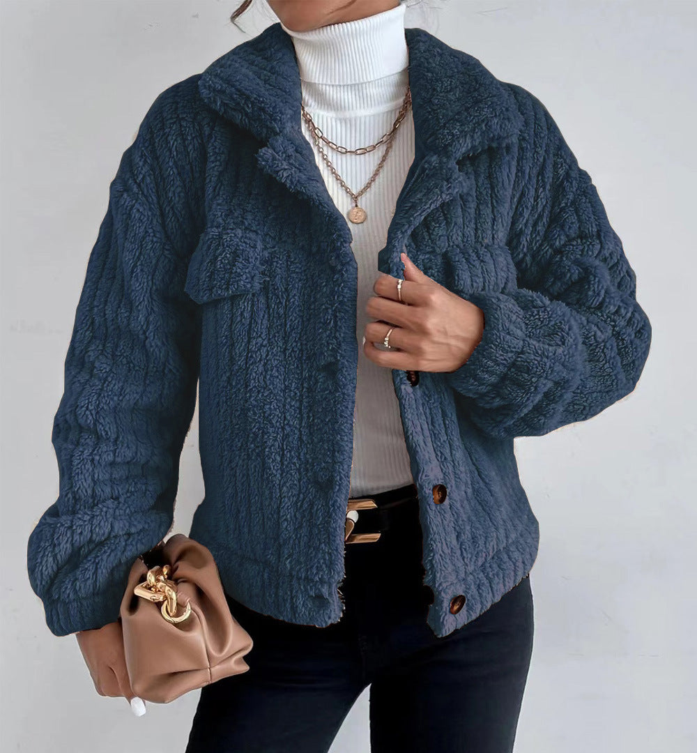 Plush Collared Winter Jacket