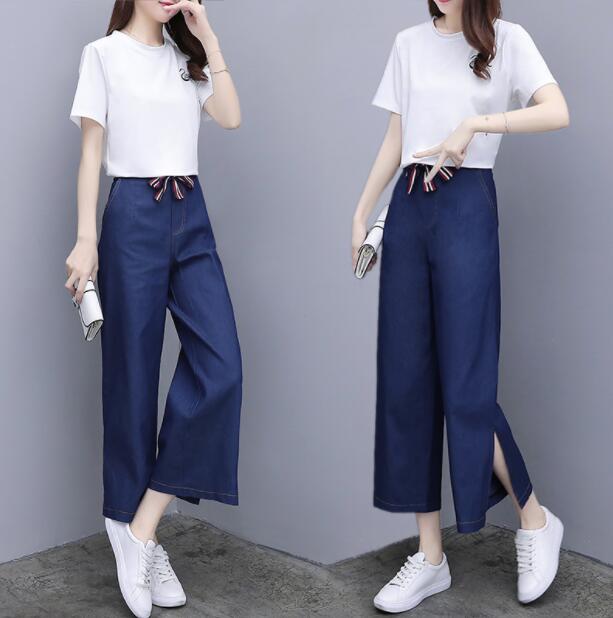 High Waist Wide-Leg Two-Piece Set – Effortless & Elevated