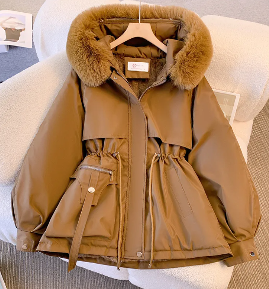 Women's Slimming Hooded Puffer Jacket