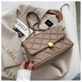 Chain-Strap PU Shoulder Bag