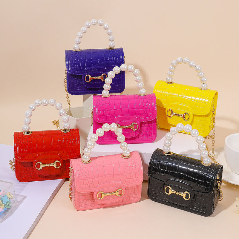 Pearl Stone Jelly Bag – Mini Shoulder & Handheld Crossbody