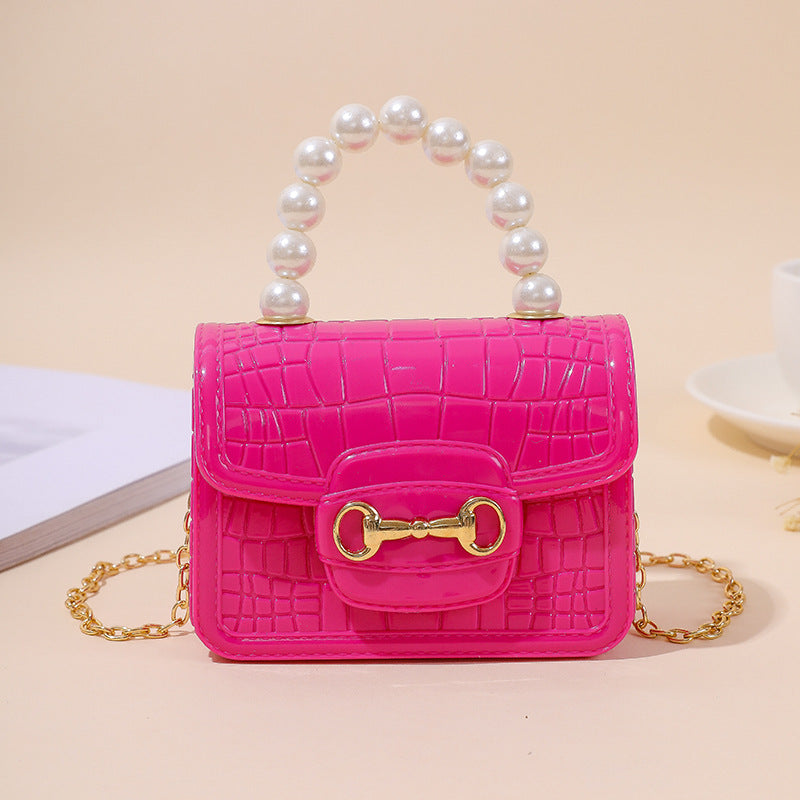 Pearl Stone Jelly Bag – Mini Shoulder & Handheld Crossbody