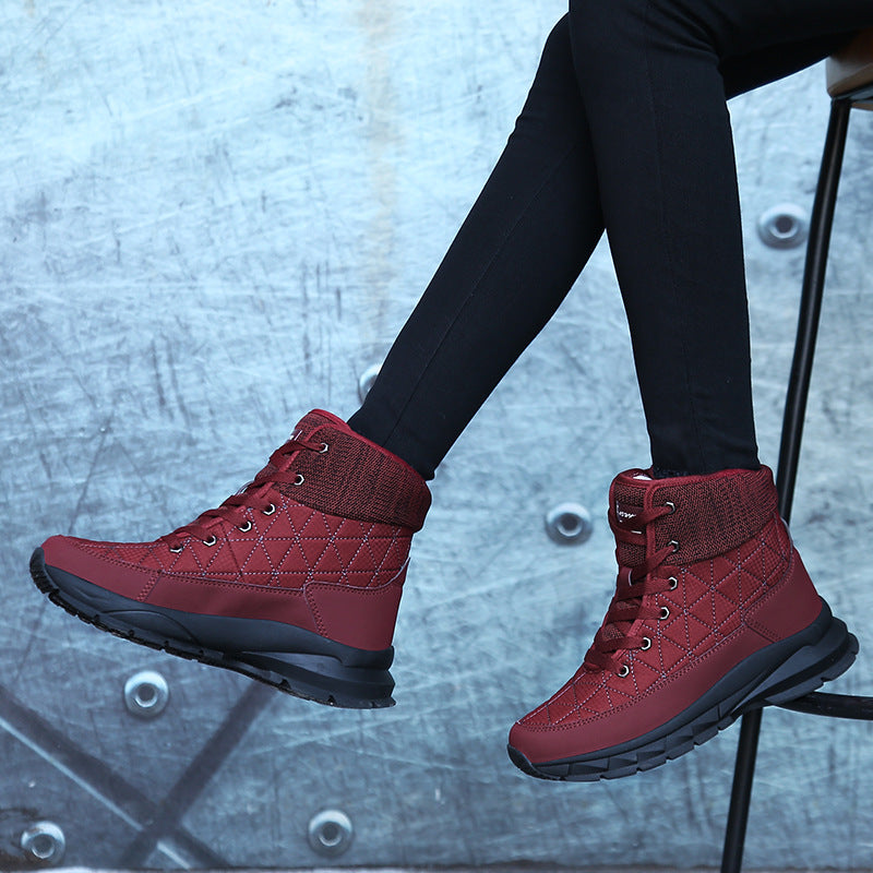 Warm Faux-Fur Lined Outdoor Boots
