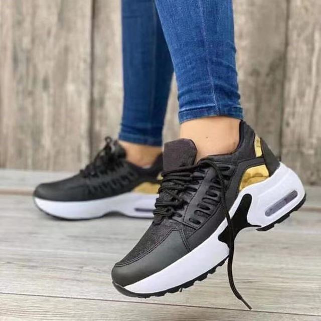 Women's Sequin Platform Casual Sneakers