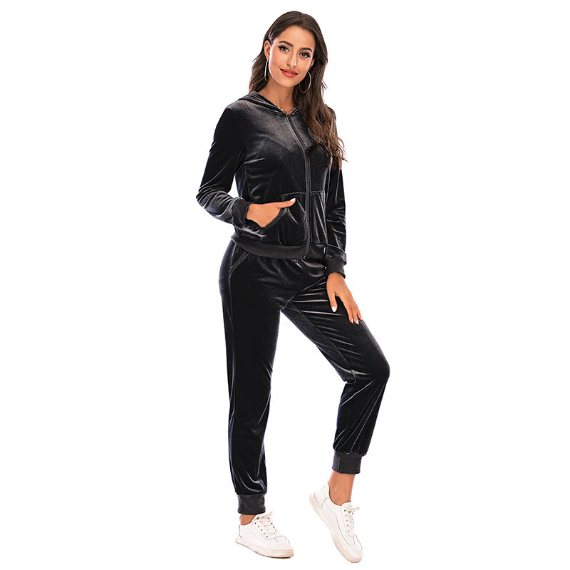 Women's Two-Piece Hoodie & Pants Set