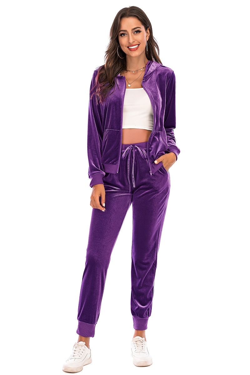 Women's Two-Piece Hoodie & Pants Set