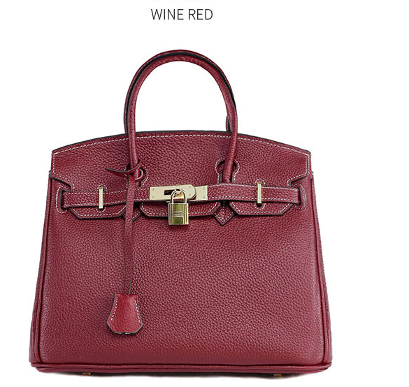 Platinum Luxe Cowhide Handbag – Premium Leather Shoulder Bag
