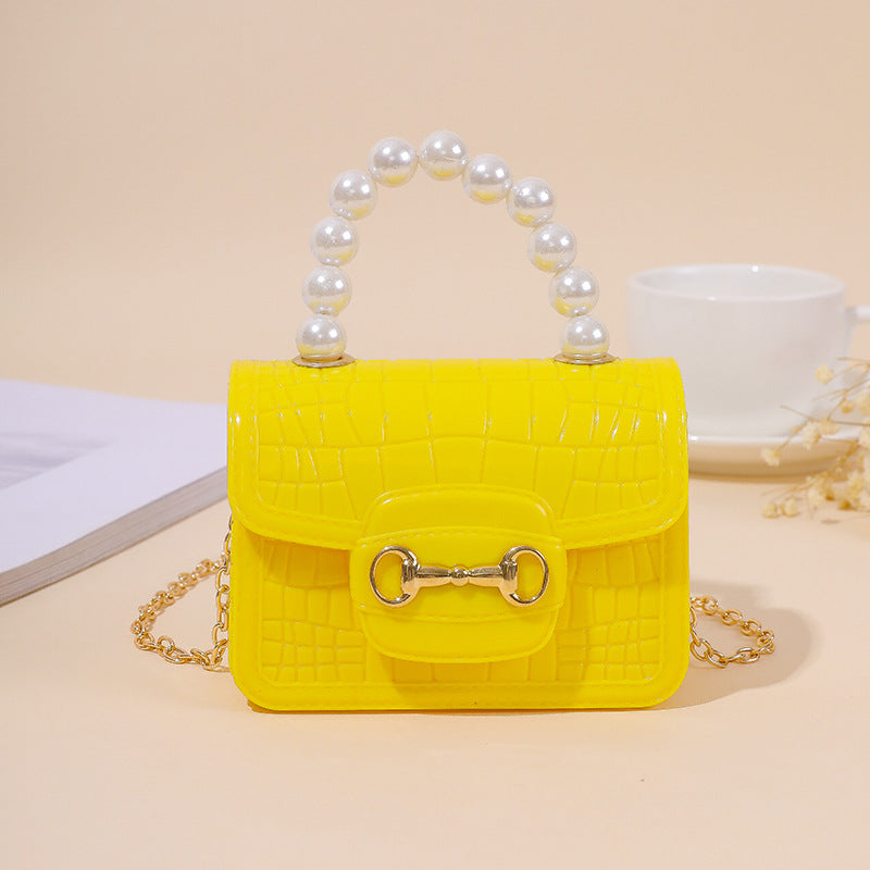 Pearl Stone Jelly Bag – Mini Shoulder & Handheld Crossbody